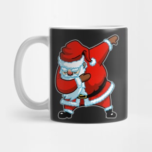 Dabbing Santa Christmas Tshirt Gift Dab Santa Claus T-Shirt Mug